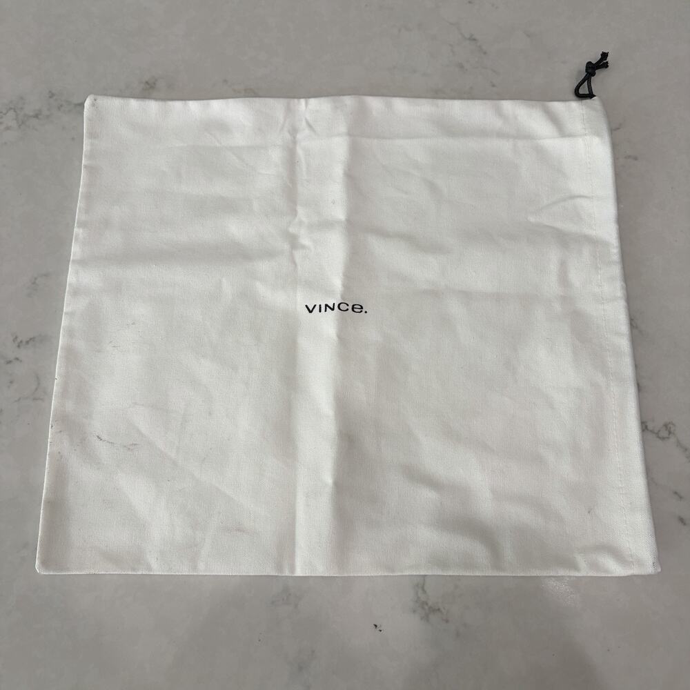 Vince White Medium Dust Bag, protective, storage, organization, travel
